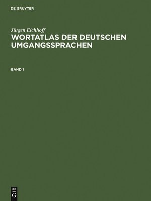 cover image of Jürgen Eichhoff